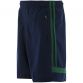 Kids' Portland 2 Stripe Woven Shorts Marine / Silver / Green