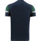Men's Portland 2 Stripe T-Shirt Marine / Green / Silver