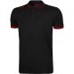 Kids' Portugal Cotton Polo Shirt Black / Red