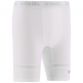 White men’s base layer compression shorts with O’Neills branded elasticated waistband and mesh panels by O’Neills.
