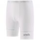 White men’s base layer compression shorts with O’Neills branded elasticated waistband and mesh panels by O’Neills.