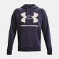 Navy Under Armour Men's Rival Fleece Big Logo Hoodie, with Front kangaroo pocket from O'Neills.