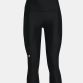 Black Under Armour Women's HeatGear® Armour No-Slip Waistband Capri Leggings from O'Neills.