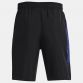 Black/Blue Under Armour Kids' Woven Graphic Shorts with Open hand pockets from O'Neills.