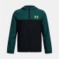 Green and Black Under Armour Sportstyle Windbreaker with open hand pockets from O'Neills.