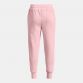 Pale Pink Under Armour Kids' Rival Fleece EM Joggers, with Open hand pockets from O'Neills.