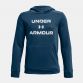 Blue Under Armour Kids' Fleece Graphic Hoodie, with Front kangaroo pocket from O'Neills.