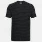 Black/Grey Under Armour Men's Seamless Wave Short Sleeve T-Shirt from O'Neills.