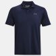 Navy Under Armour Men's UA Performance 3.0 Polo, with Textured, soft anti-pick, anti-pill fabric has a snag-free finish from O'Neill's.
