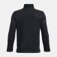 Black Under Armour Kids' Sweaterfleece Half Zip Top from O'Neill's.