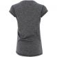 marl grey Puma women's t-shirt with a v-neck and short sleeves from O'Neills