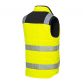 Portwest Men's PW3 High Vis Reversible Bodywarmer Yellow / Black