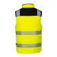 Portwest Men's PW3 High Vis Reversible Bodywarmer Yellow / Black