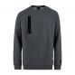 Grey Canterbury men's oversized sweatshirt with printed coordinates on the front from O'Neills.