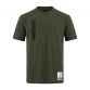 Green Canterbury men's t-shirt with printed coordinates and Canterbury tag from O'Neills.