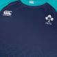 Navy Canterbury Ireland Rugby IRFU 2023/24 Men's Long Sleeve Light Training T-Shirt from O'Neill's.