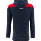 Men's Marine Template Reno Pullover Fleece Hoodie with zip pockets and stripes on lower arms by O’Neills.