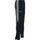 Men's navy skinny tracksuit bottoms with two zip pockets by O’Neills.