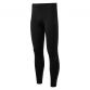 Black Ronhill men's running tights with highly reflective details from O'Neills.