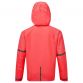 Pink Ronhill women's nightrunner running jacket with hood and reflective detail from O'Neills.