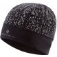 black Ronhill night runner beanie with a reflective design from O'Neills