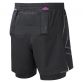 Black Ronhill men's tech marathon 2-in-2 running short with 2 drop pockets and a zip pocket from O'Neills.