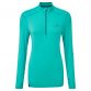 Blue Ronhill women's half zip running top with thumbholes from O'Neills.