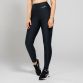 black Riley women's leggings with reflective piping on lower calf from O'Neills