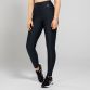 Black Women’s high-waisted gym leggings with full length fit by O’Neills.