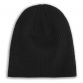 Black ribbed beanie hat from O'Neills.