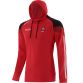 Red Derry Men's Rockway pullover hoodie with zip pockets by O’Neills.