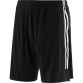 Black Men's training shorts with zip pockets by O’Neills.