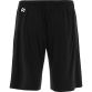 Black Kids'  Derry GAA training shorts with zip pockets by O’Neills.