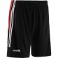 Black Men's Down GAA training shorts with zip pockets by O’Neills.