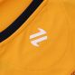 Amber Antrim GAA T-Shirt with county crest and stripes on the sleeves by O’Neills. 