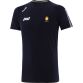 Marine Men's Clare GAA T-Shirt with county crest and stripes on the sleeves by O’Neills. 