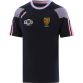Marine Kids' Down GAA T-Shirt with county crest and stripes on the sleeves by O’Neills. 