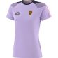 Purple Women's Down GAA T-Shirt with county crest and stripes on the sleeves by O’Neills. 
