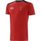 Red Kids' Down Rockway GAA T-Shirt with county crest and stripes on the sleeves by O’Neills. 