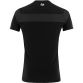Black Men's Sligo GAA T-Shirt with county crest and stripes on the sleeves by O’Neills. 