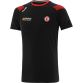 Black Kids' Tyrone GAA T-Shirt with county crest and stripes on the sleeves by O’Neills. 