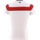 White Men's Tyrone GAA T-Shirt with county crest and stripes on the sleeves by O’Neills. 