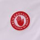 White Kids' Tyrone GAA T-Shirt with county crest and stripes on the sleeves by O’Neills. 