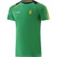 Green Men's Donegal GAA T-Shirt with county crest and stripes on the sleeves by O’Neills. 