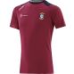 Maroon Kids' Westmeath GAA T-Shirt with county crest and stripes on the sleeves by O’Neills. 