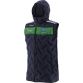 Marine Fermanagh GAA Rockway Hooded Padded Gilet with Hood and Zip Pockets by O’Neills.