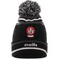 Black Derry GAA Rockway Bobble Hat with county crest by O’Neills.

