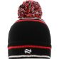 Black Tyrone GAA Rockway Bobble Hat with county crest by O’Neills.