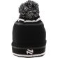 Kilkenny GAA Kids' Rockway Bobble Hat Black / Dark Grey / White