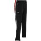 Black Men's Derry GAA Rockway Brushed Skinny Tracksuit Bottoms with the County Crest and Zip Pockets by O’Neills.